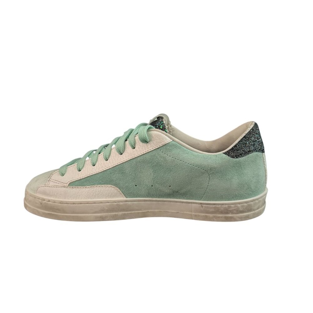 P448 John Glitter Accents Low Top Sneaker Women's Casual Shoes, Size 37 NWOB - Picture 2 of 10
